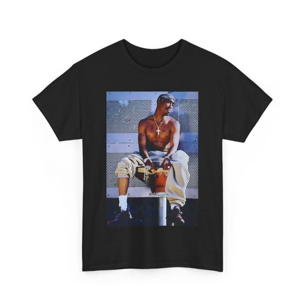 Tupac Photo Nyc Basketball Rare Shakur Shirt Rim